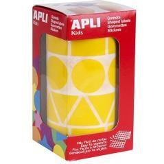 APLI GOMETS FIGURAS SURTIDAS ROLLO AMARILLO XL - Imagen 1