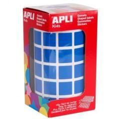 APLI GOMETS TRIANGULARES 15MM ROLLO AZULES - Imagen 1