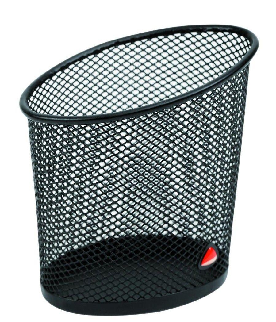 ARCHIVO 2000 PORTALÁPICES DE REJILLA MESH ALBA GRAN CAPACIDAD 105X70X105 MM NEGRO - Imagen 1