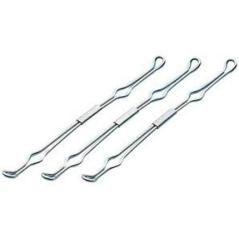 ESSELTE COMPRESORES METÁLICOS PARA CARPETAS DE ANILLAS -BOLSA 10U- - Imagen 1