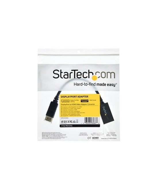 StarTech.com Adaptador Conversor de Vídeo DisplayPort a HDMI - Convertidor DP Pasivo - 1920x1200 - Imagen 7