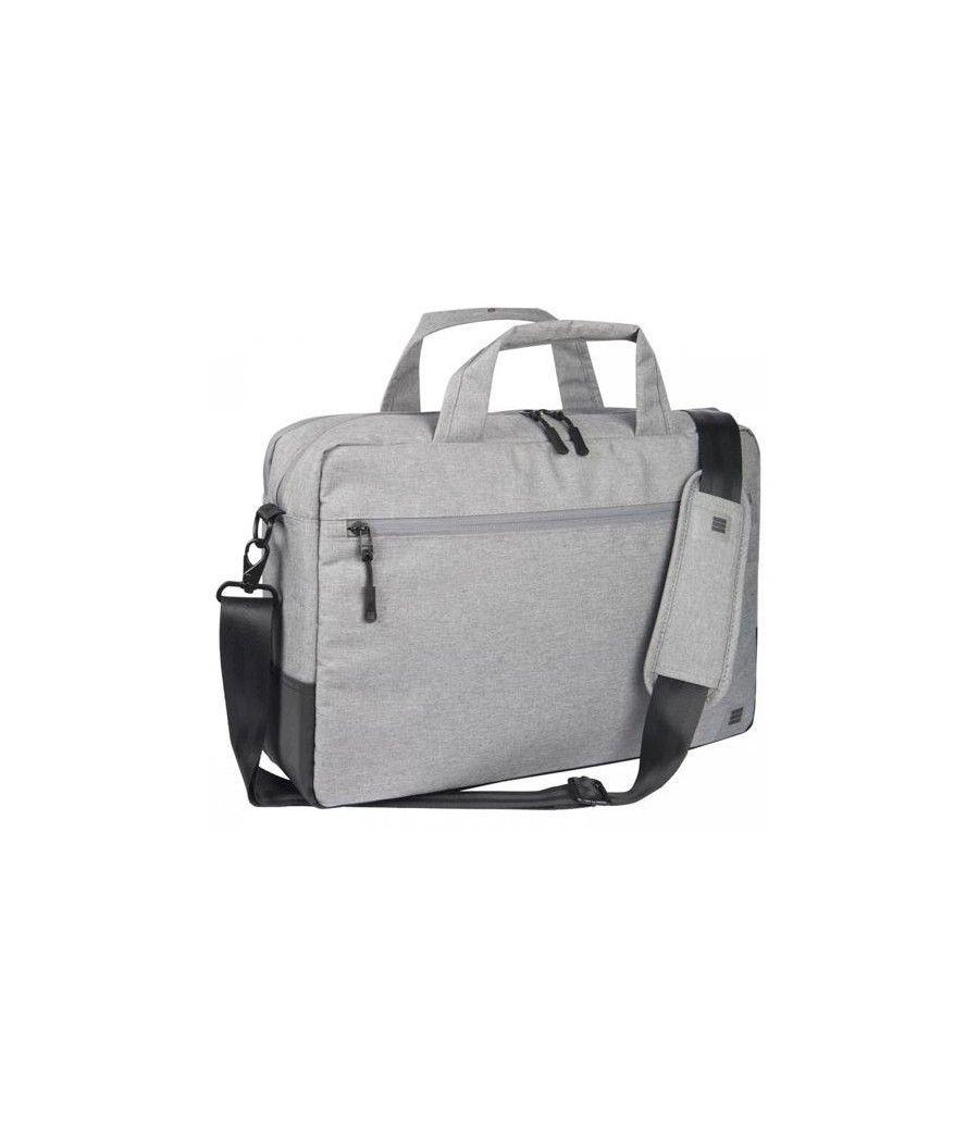 FINOCAM MALETIN URBAN PLUS PARA PORTÁTIL DE 15,6" 400X300X110 MM GRIS - Imagen 1