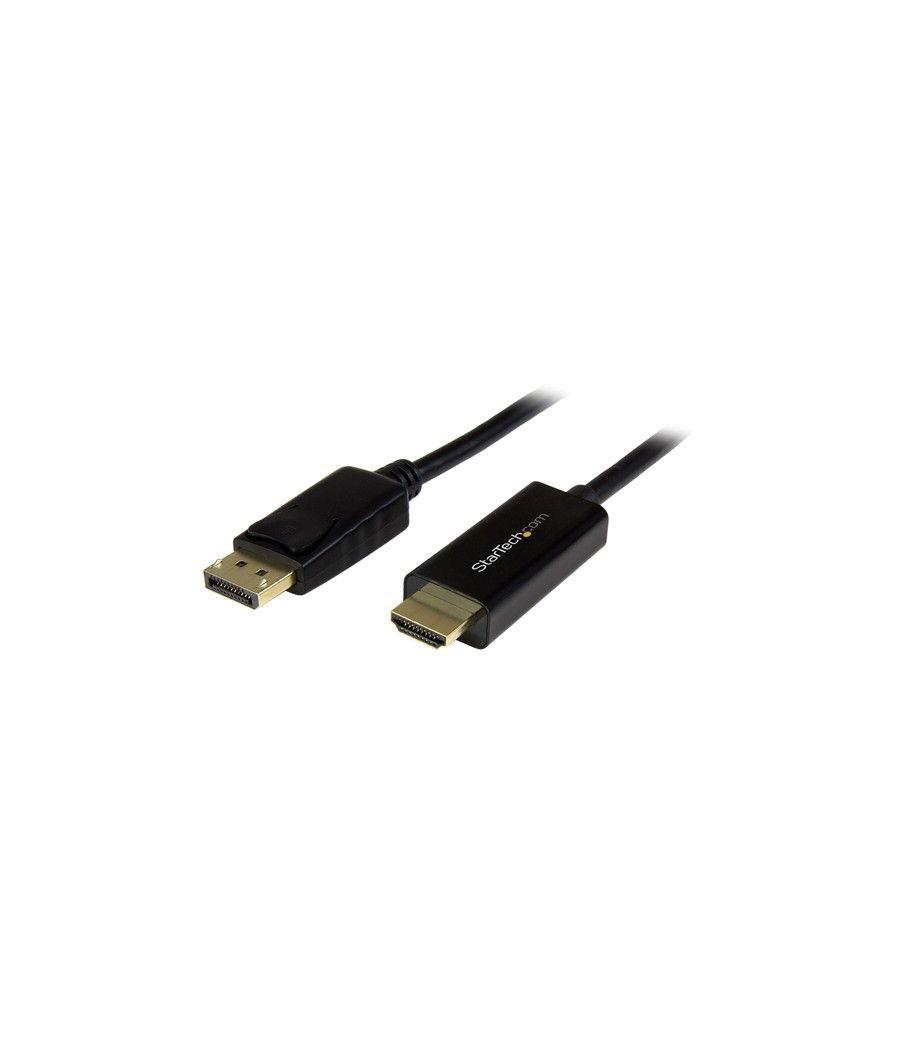 StarTech.com Cable Conversor DisplayPort a HDMI de 2m - Color Negro - Ultra HD 4K - Imagen 1