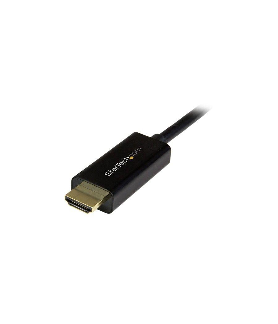 StarTech.com Cable Conversor DisplayPort a HDMI de 2m - Color Negro - Ultra HD 4K - Imagen 2