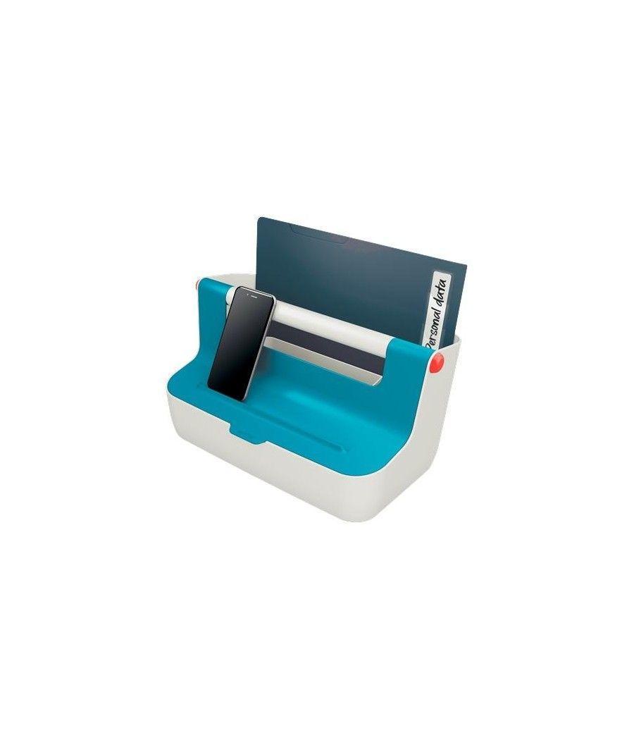 LEITZ CAJA DE ALMACENAMIENTO PORTÁTIL COSY C/ASA ABS AZUL - Imagen 1