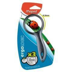 Maped lupa redonda junior ergologic diámetro 50 mm aumento x3