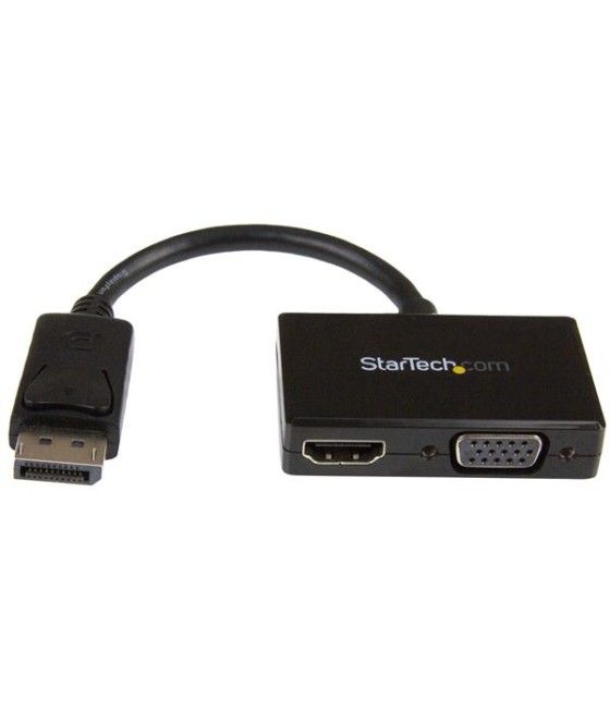 StarTech.com Adaptador DP de Audio/Vídeo para Viajes - Conversor DisplayPort a HDMI o VGA - 1920x1200 1080p - Imagen 2