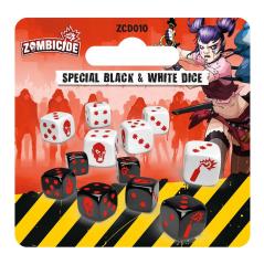 Pack dados especial black - white juego de mesa zombicide - Imagen 1