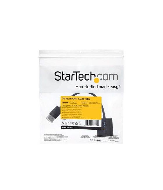 StarTech.com Adaptador Conversor DisplayPort 1.2 a VGA - Convertidor DP a VGA HD15 - 1920x1200 - Imagen 6