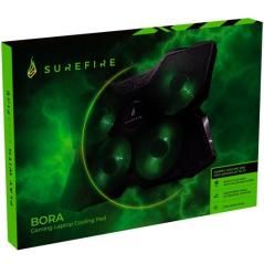 Verbatim soporte para portatil surefire bora gaming laptop cooling pad green - Imagen 1