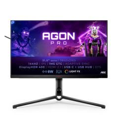AOC AGON AG324UX pantalla para PC 80 cm (31.5") 3840 x 2160 Pixeles 4K Ultra HD LED Negro, Rojo - Imagen 1