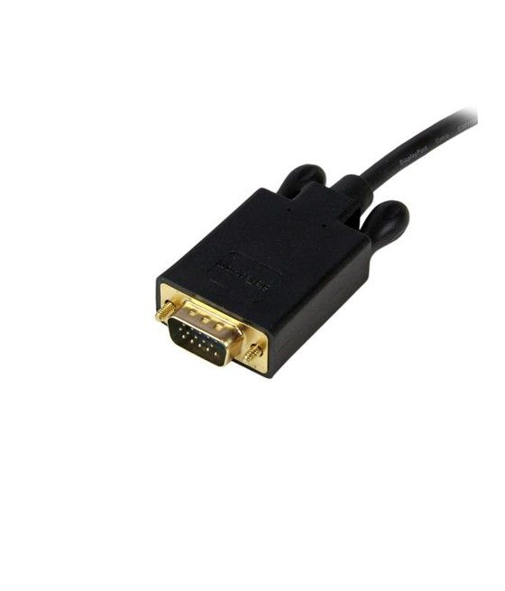 StarTech.com Cable 3m de Vídeo Adaptador Conversor DisplayPort DP a VGA - Convertidor Activo - 1080p - Negro - Imagen 4