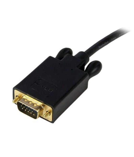 StarTech.com Cable 91cm de Vídeo Adaptador Conversor DisplayPort DP a VGA - Convertidor Activo - 1080p - Negro - Imagen 5