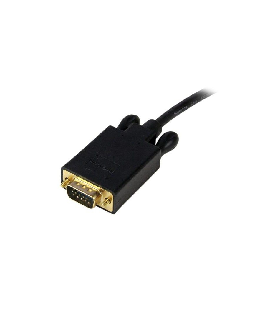 StarTech.com Cable 91cm de Vídeo Adaptador Conversor DisplayPort DP a VGA - Convertidor Activo - 1080p - Negro - Imagen 5
