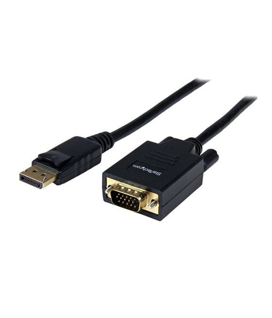 StarTech.com Cable Conversor de 1,8m Adaptador de Vídeo DisplayPort DP a VGA - Convertidor 1080p - Imagen 1