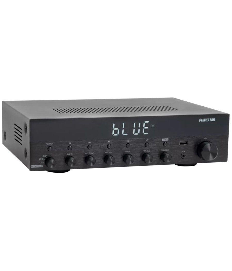 Amplificador estereo hifi fonestar as - 6060 - bluetooth - radio fm - 60+60 w rms - usb - mp3 - Imagen 2