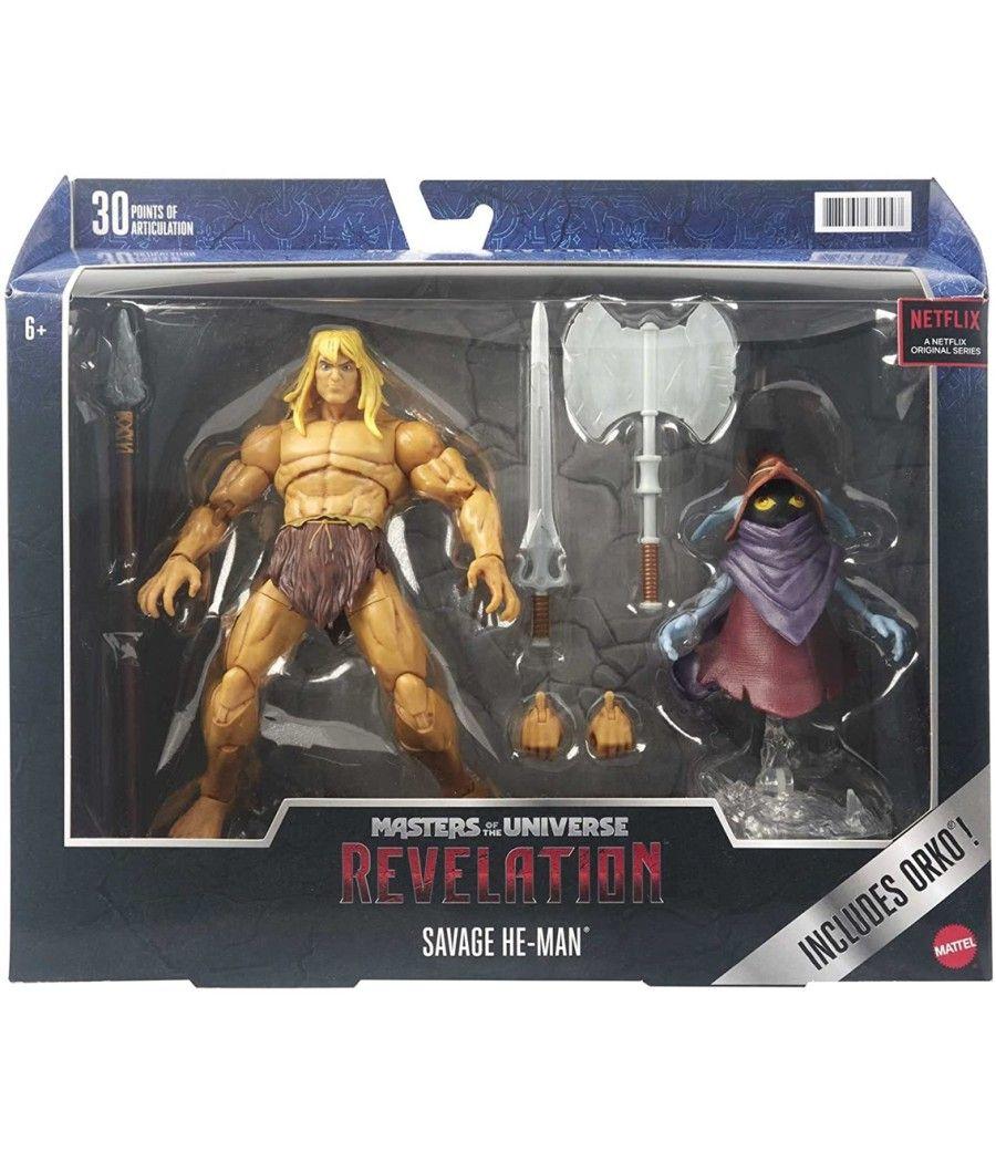 Figura mattel motu masters of the universe revelation he - man savage deluxe - Imagen 5