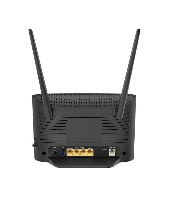D-Link DSL-3788 router inalámbrico Gigabit Ethernet Doble banda (2,4 GHz / 5 GHz) 4G Negro - Imagen 3