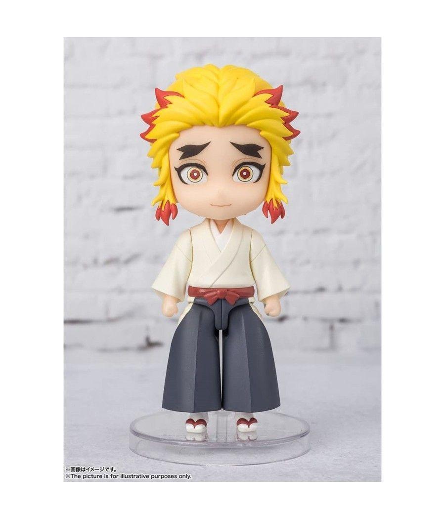 Figura tamashii nations demon slayer kimetsu no yaiba senjuro rengoku figuarts mini - Imagen 2