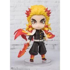 Figura tamashii nations demon slayer kimetsu no yaiba kyojuro rengoku flame breathing mugen train figuarts mini - Imagen 3