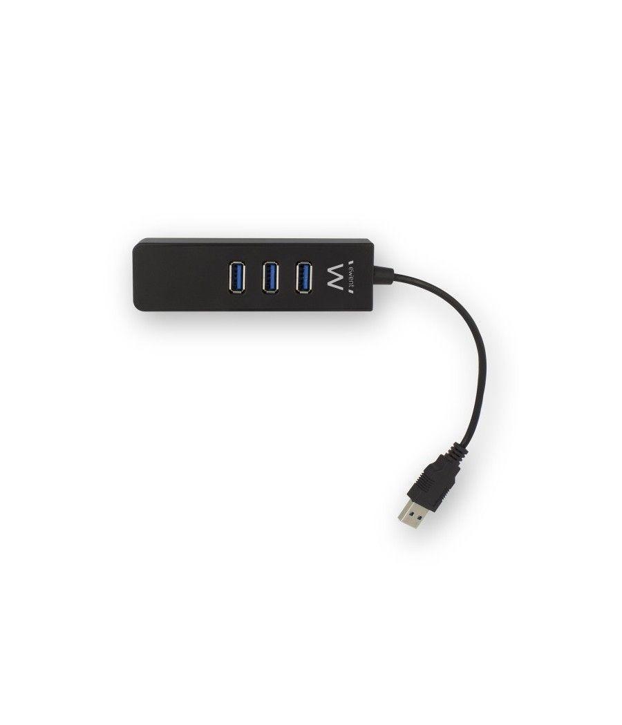 Hub usb ewent 3 puertos + 1 puerto gigabit lan - usb 3.1 gen 1 - Imagen 9