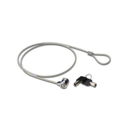 Cable de seguridad ewent cierre kensington (universal) para portatil - 2 llaves - 1.5m