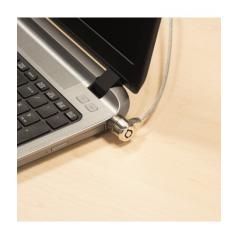 Cable de seguridad ewent cierre kensington (universal) para portatil - 2 llaves - 1.5m - Imagen 3
