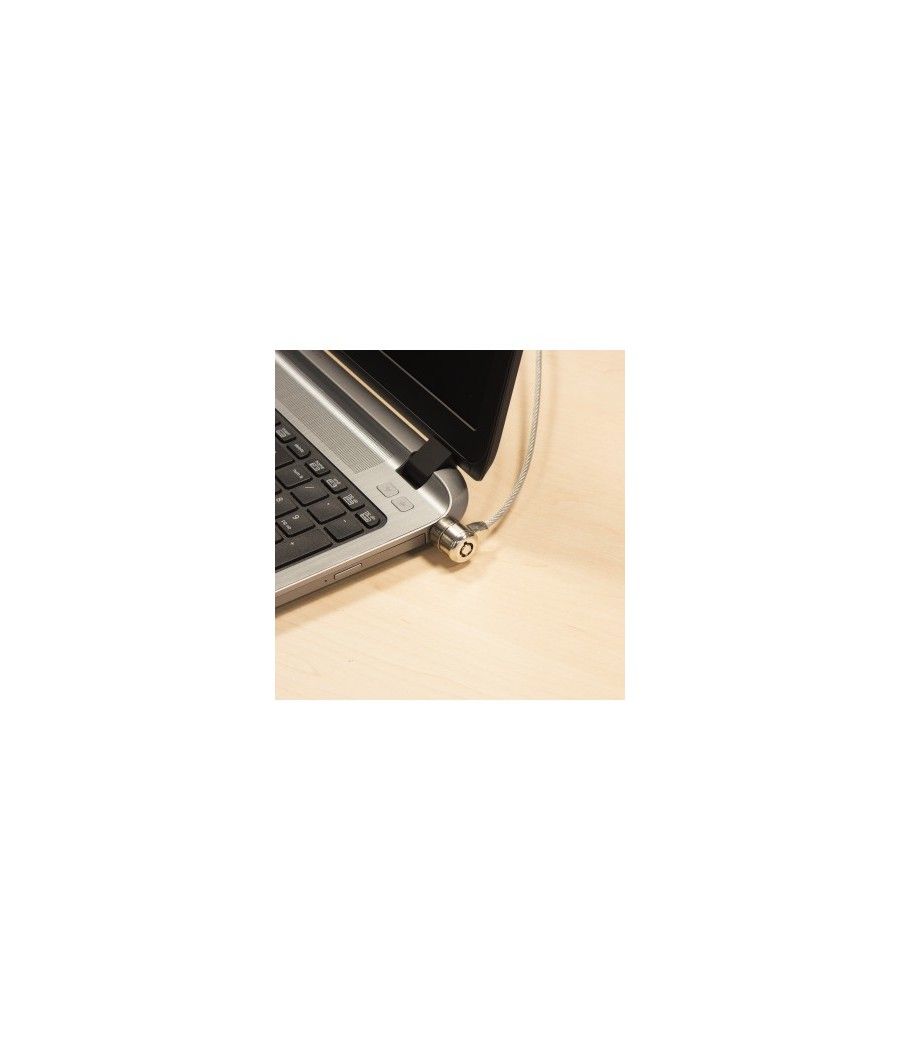 Cable de seguridad ewent cierre kensington (universal) para portatil - 2 llaves - 1.5m - Imagen 3