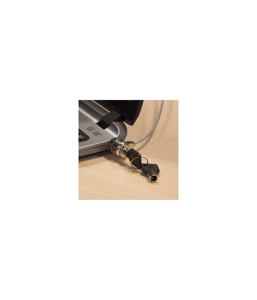 Cable de seguridad ewent cierre kensington (universal) para portatil - 2 llaves - 1.5m - Imagen 5