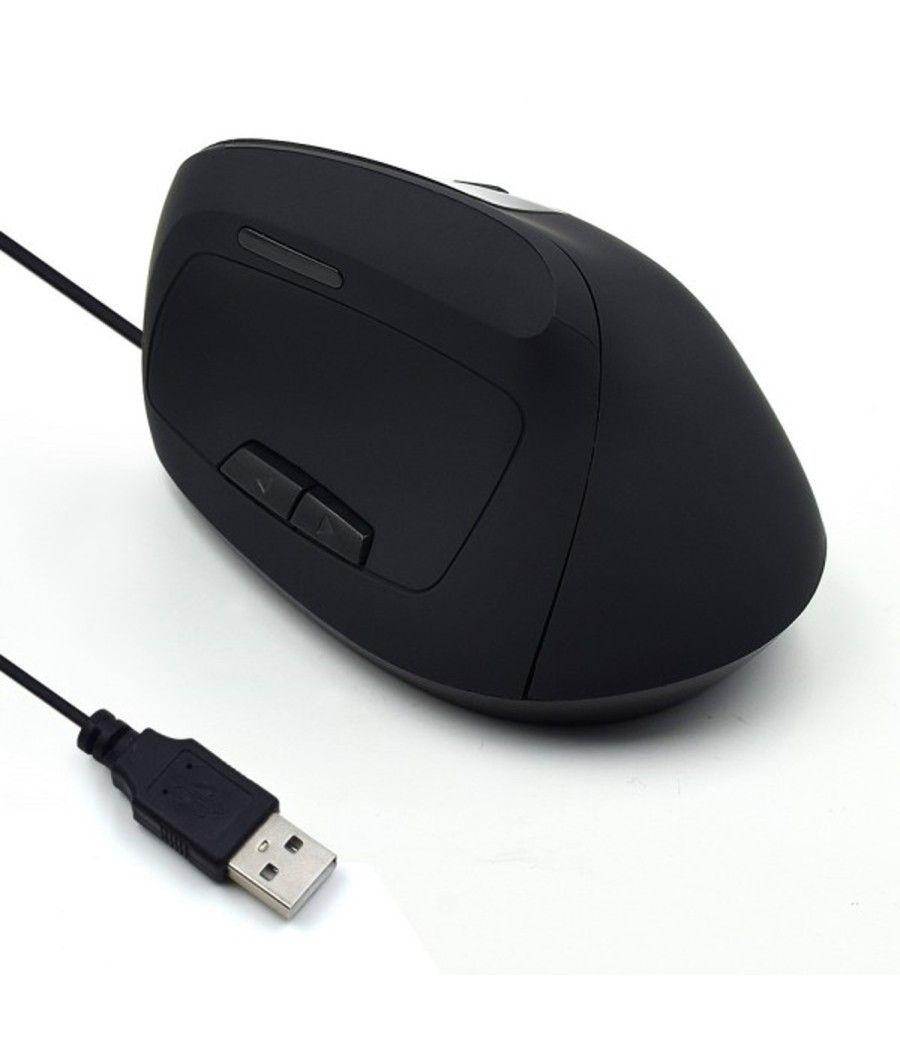 Mouse raton vertical ergonomico ewent ew3157 usb - 1800dpi - negro - Imagen 7