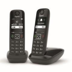 Telefono inalambrico gigaset as690 duo negro - Imagen 3