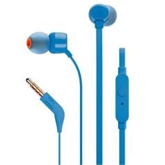Auriculares intrauditivos jbl t110 blue - pure bass - drivers 9mm - cable plano - manos libres - Imagen 6