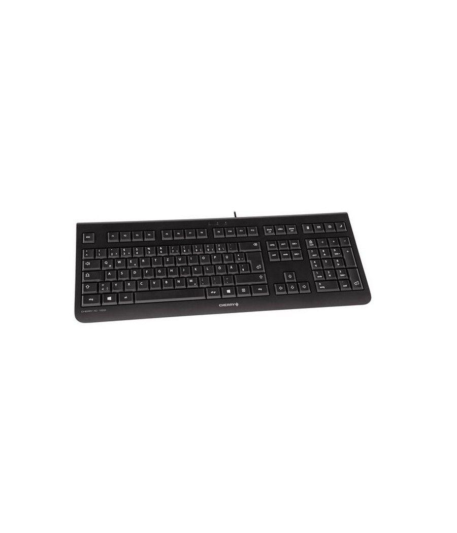 Teclado cherry kc 1000 silencioso usb ultra slim negro - Imagen 11