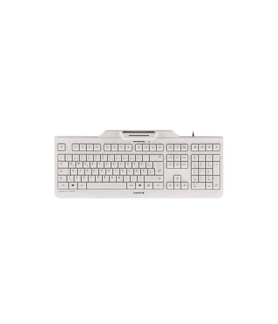 Teclado cherry kc 1000 sc lector de tarjeta chip integrado dni usb blanco - Imagen 10