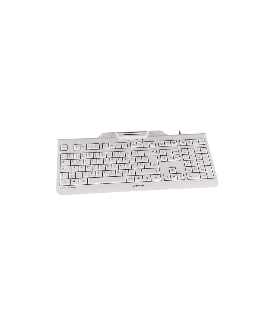 Teclado cherry kc 1000 sc lector de tarjeta chip integrado dni usb blanco - Imagen 13