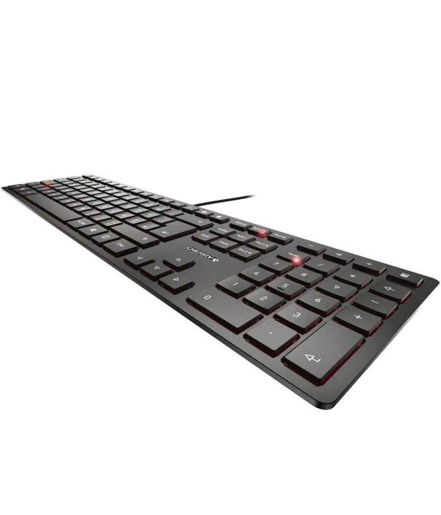 Teclado cherry kc 6000 slim ultraplano negro - Imagen 3