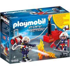 Playmobil ciudad accion - bomberos con bomba de agua - Imagen 8