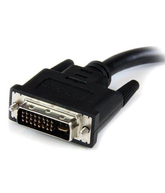 StarTech.com Adaptador Conversor de 20cm DVI-I a VGA - DVI-I Macho - HD15 Hembra - Cable Convertidor Negro - Imagen 3