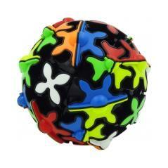 Cubo de rubik qiyi gear ball 3x3 bordes negros - Imagen 2