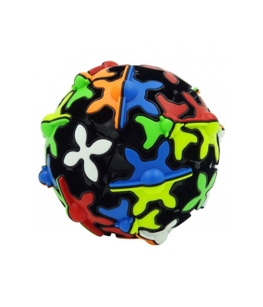 Cubo de rubik qiyi gear ball 3x3 bordes negros - Imagen 2