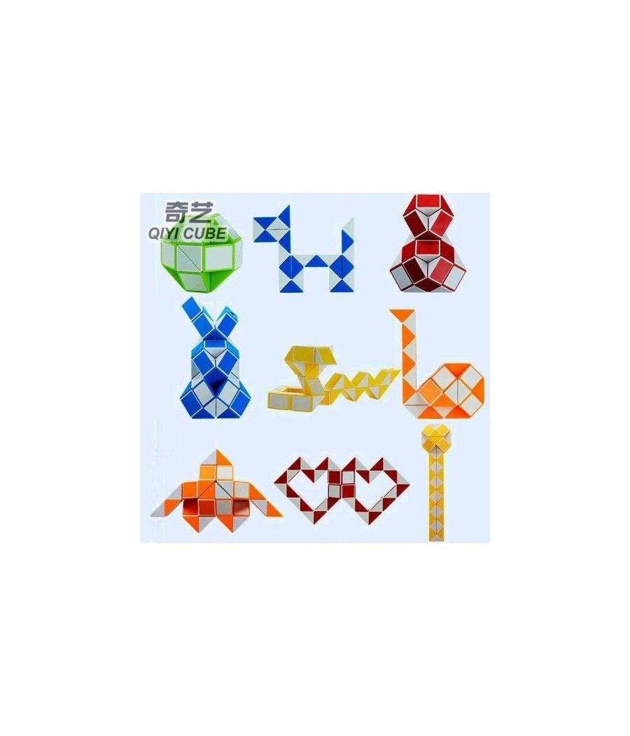 Juego de ingenio qiyi snake 48 piezas colores surtidos - Imagen 2