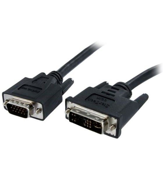 StarTech.com Cable de 2m de DVI-A a VGA Macho a Macho - Analógico Análogo Adaptador de Monitor Pantalla