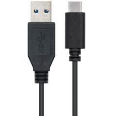 Cable nanocable conversor usb 3.1 gen2 a usb tipo c macho - macho negro 1m - Imagen 8