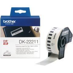 Etiquetas cinta continua brother blanca dk22211 29mm - Imagen 3