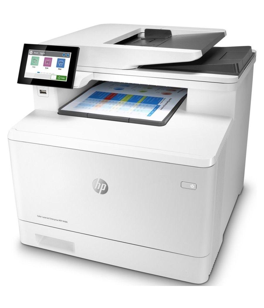 Multifuncion hp laser color laserjet enterprise m480f fax - a4 - 27ppm - 2gb - usb - red - duplex todas las funciones - Imagen 5