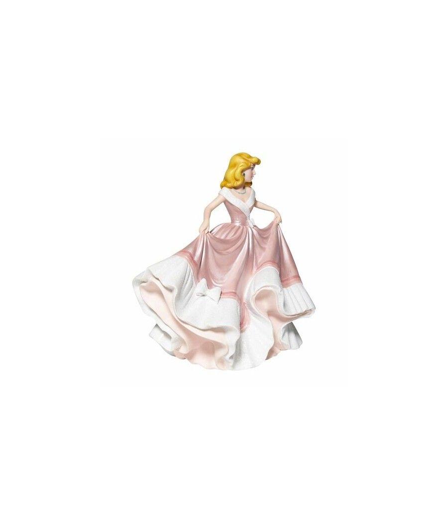 Figura enesco disney la cenicienta la cenicienta con vestido rosa - Imagen 3