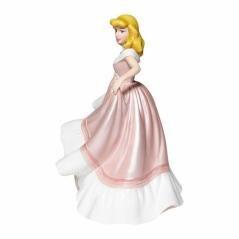 Figura enesco disney la cenicienta la cenicienta con vestido rosa - Imagen 4