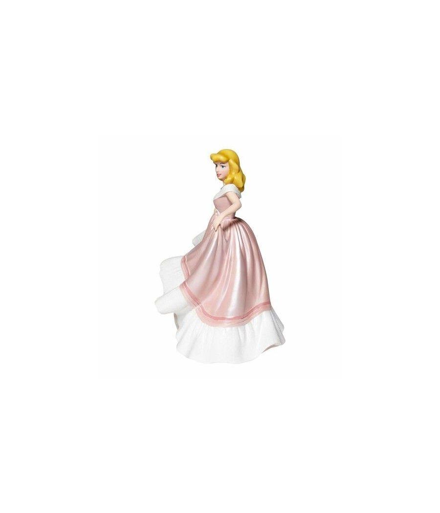 Figura enesco disney la cenicienta la cenicienta con vestido rosa - Imagen 4