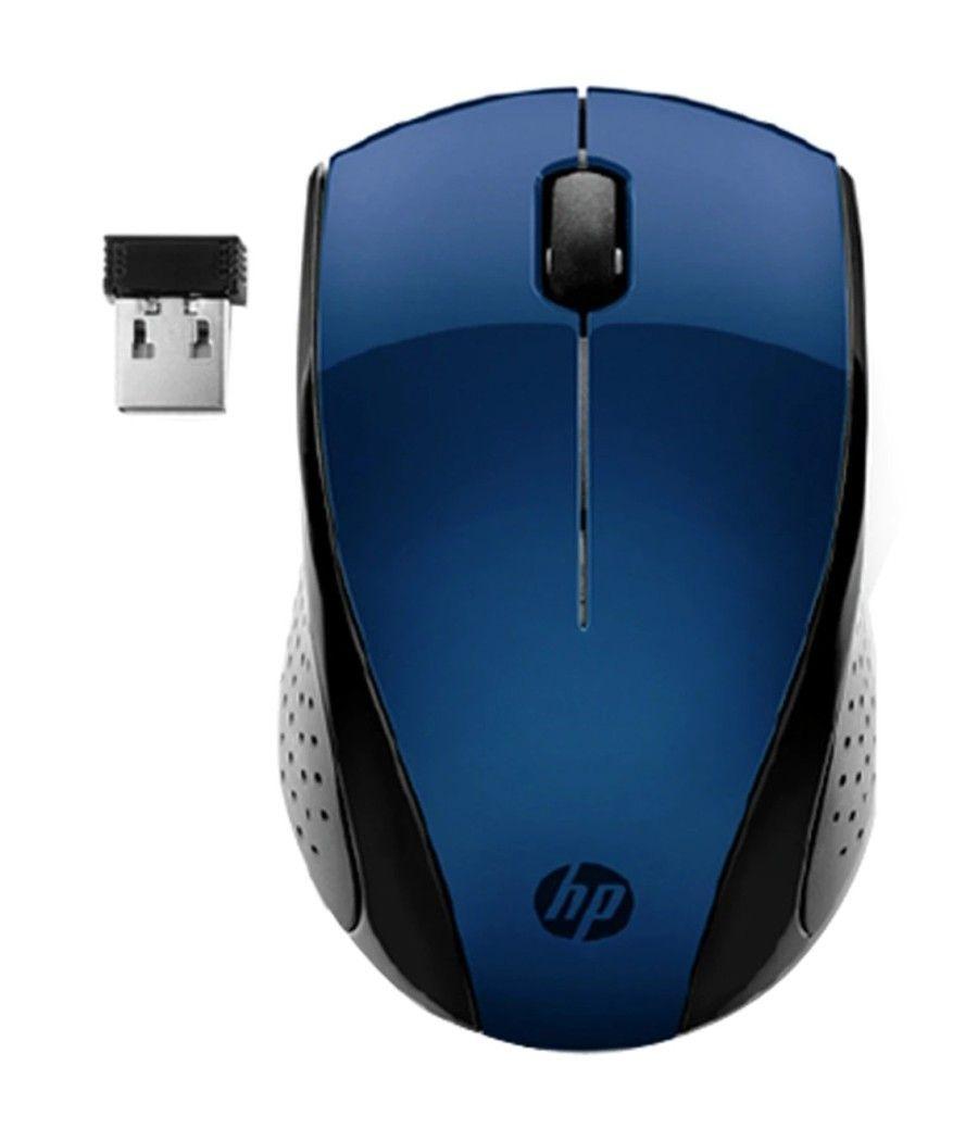 Mouse raton hp optico wireless inalambrico 220 azul - Imagen 3