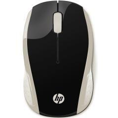 Mouse raton hp wireless inalambrico 200 negro - oro - Imagen 5